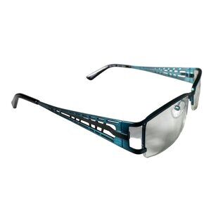 Rough Justice Blue Mood Two-Timer Glasses Frames Only 50-17-135mm Retro Style